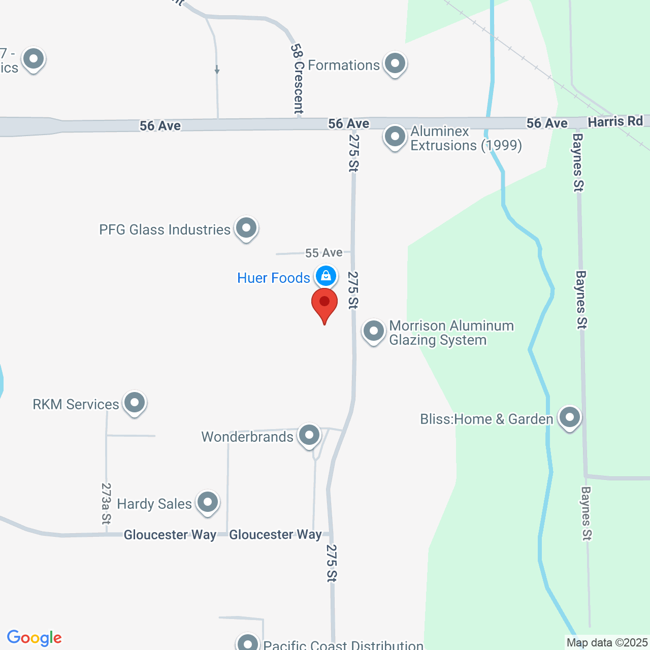 Street map for Phyto, 5451 - 275 St, Langley BC