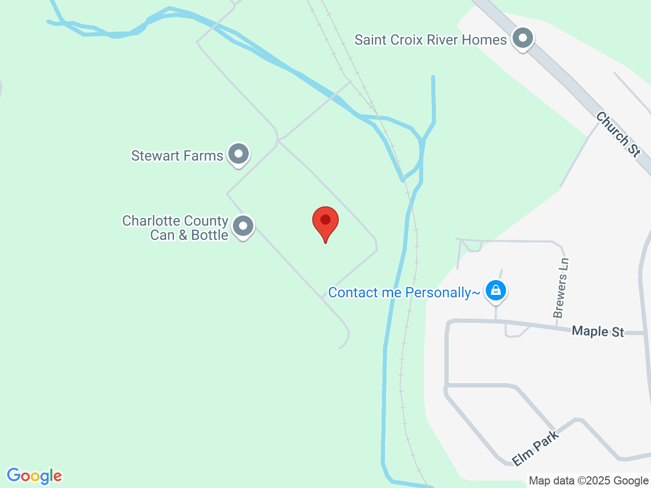 Street map for Tidal, 53 Progress Dr., St Stephen NB