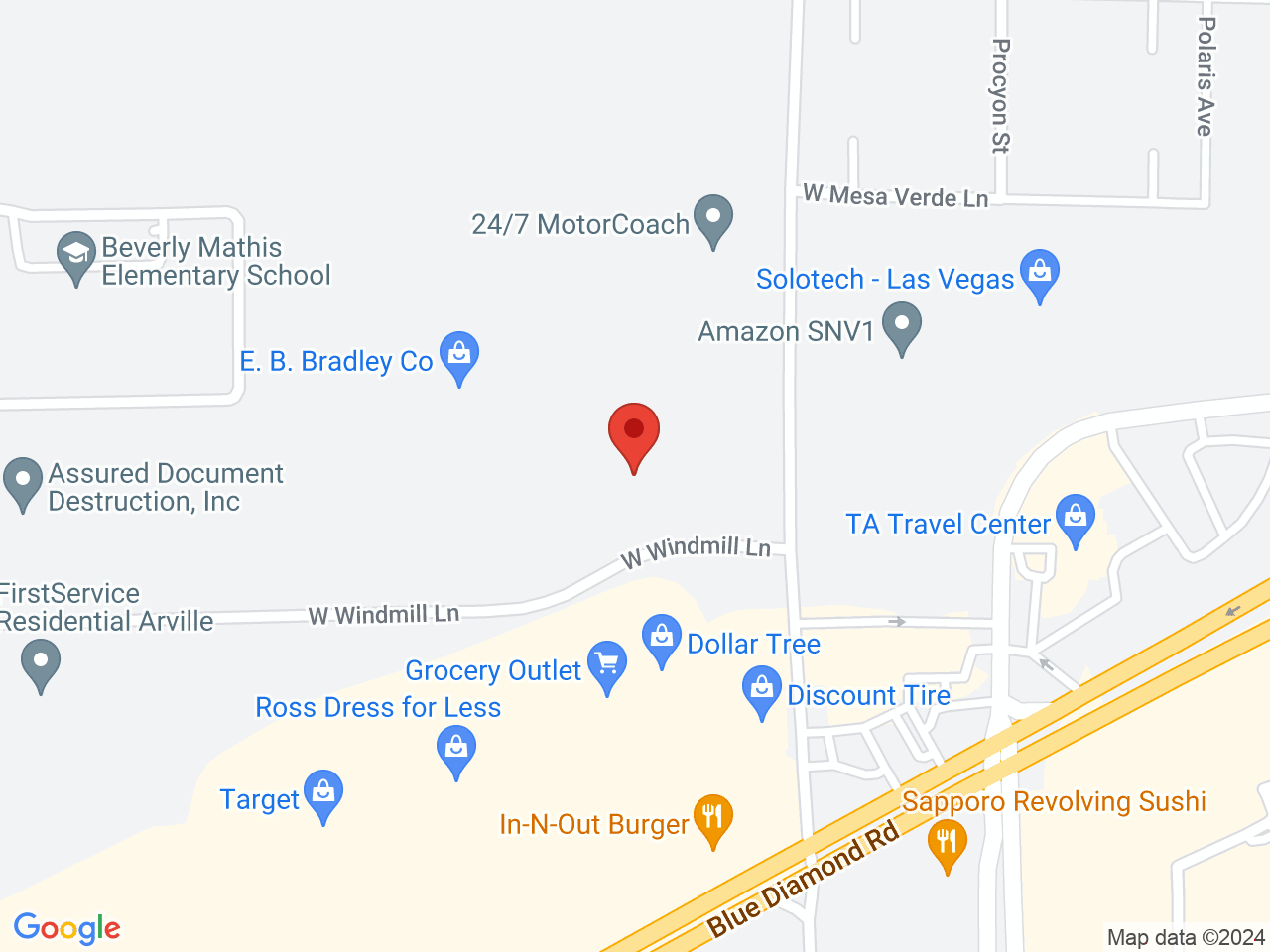 Street map for Integra, 3930 W. Windmill Lane, Suite 100, Las Vegas NV