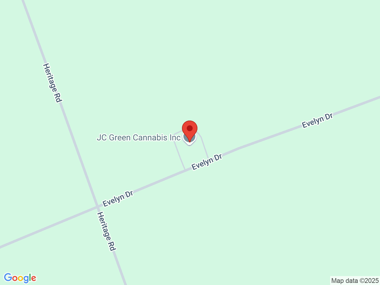 Street map for Jonny Chronic, 17406 Evelyn Drive, Thorndale ON