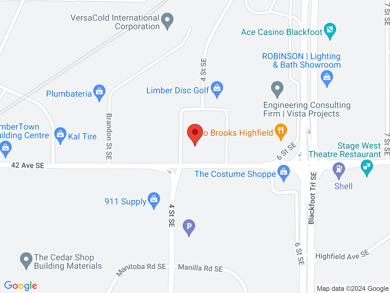 Street map for Ogen, 501 Cleveland Crescent SE #100, Calgary AB