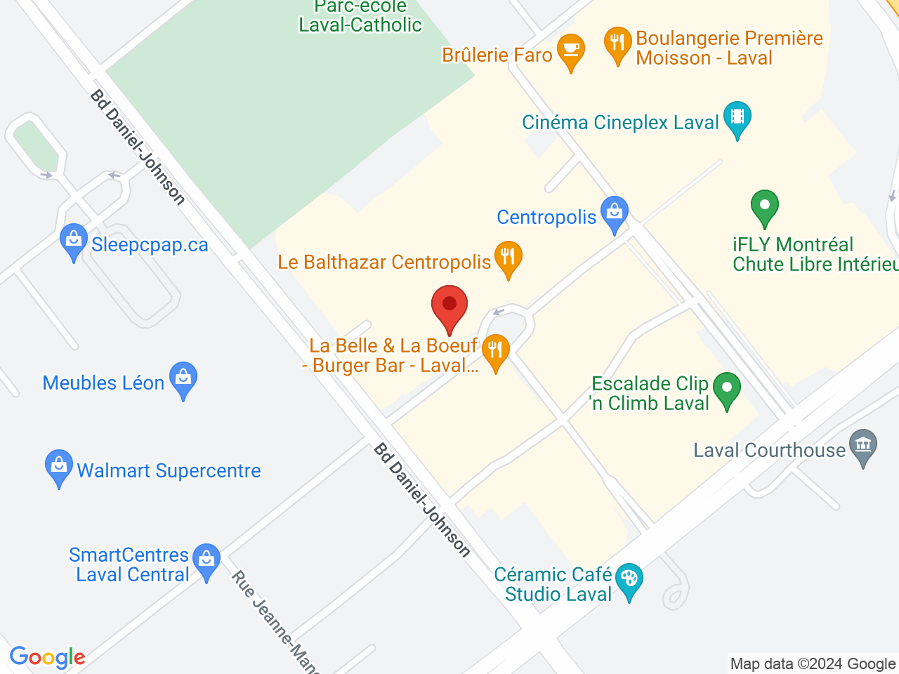 Street map for Mood Ring, 545 Promenade Du Centropolis, Suite 100, Laval QC