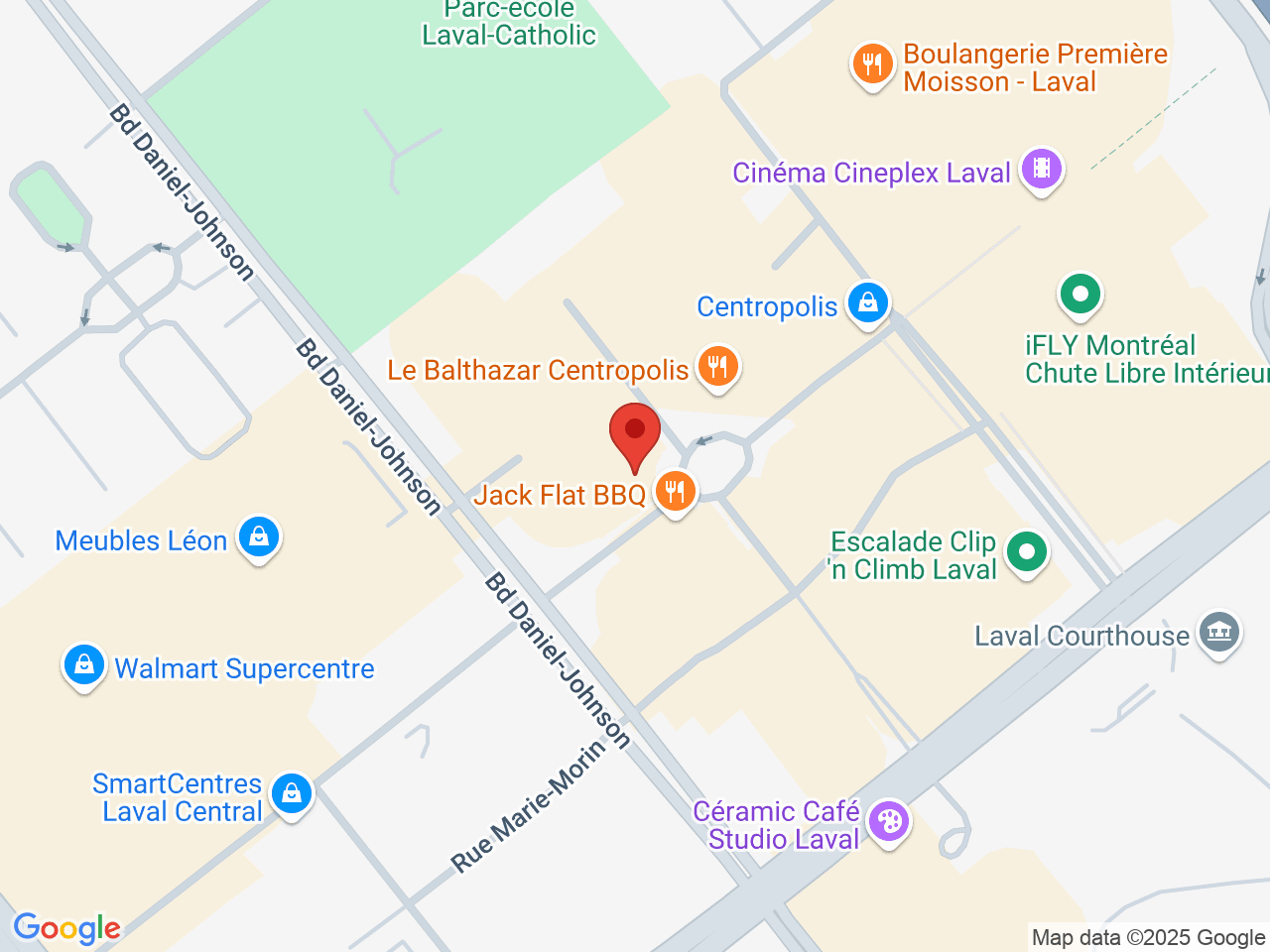 Street map for Mood Ring, 545 Promenade Du Centropolis, Suite 100, Laval QC