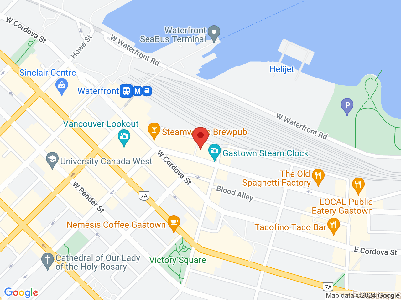 Street map for Apothecary Botanicals, 321 Water St #330, Vancouver BC