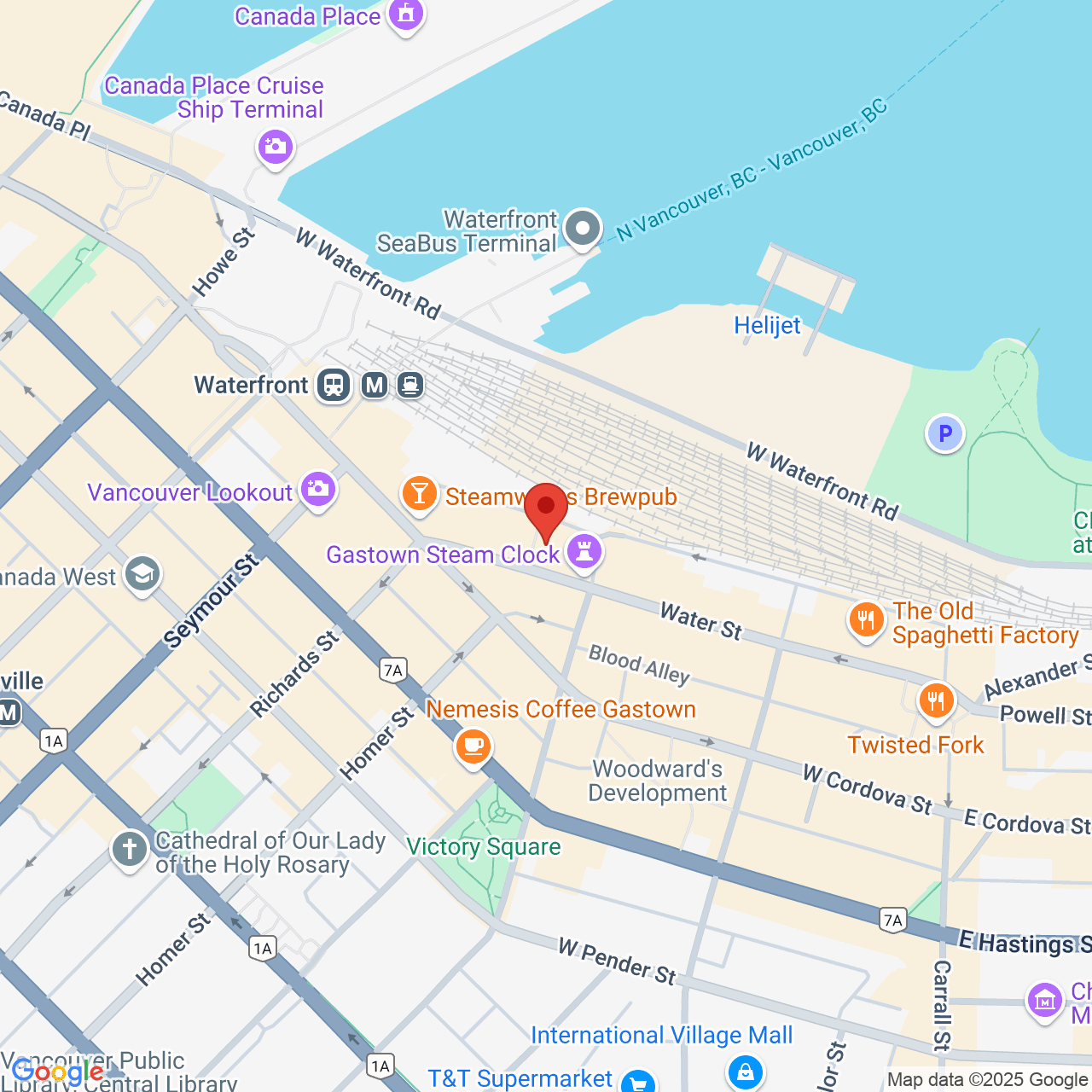 Street map for Apothecary Botanicals, 321 Water St #330, Vancouver BC