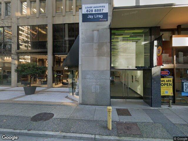 Street view for Grizzlers, 810 - 749 West Pender St, Vancouver BC