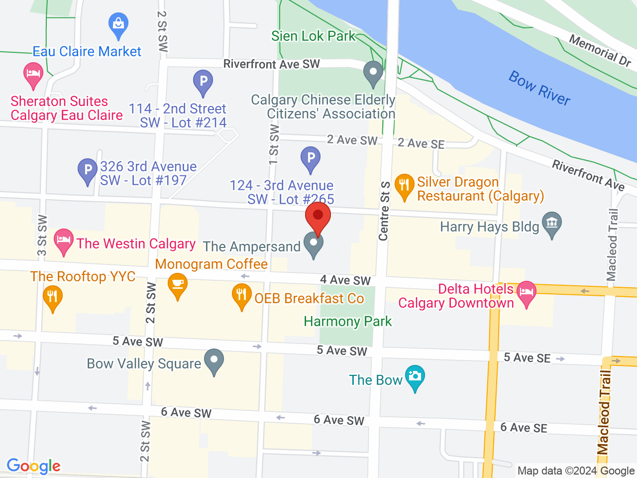 Street map for Pressed by Qwest, 140 4 Ave SW Suite 1440, Calgary AB