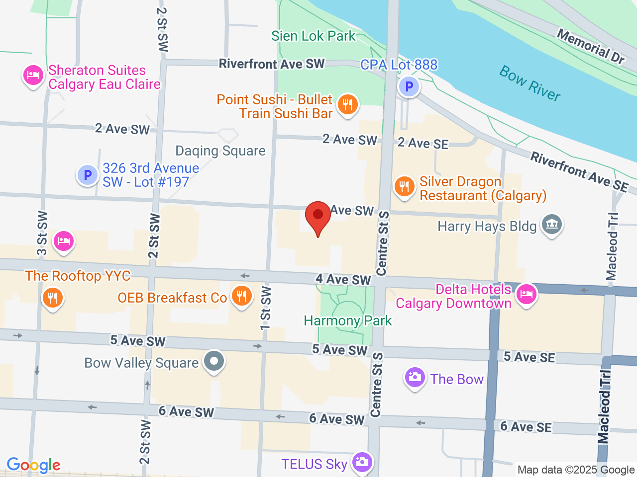 Street map for Pressed by Qwest, 140 4 Ave SW Suite 1440, Calgary AB