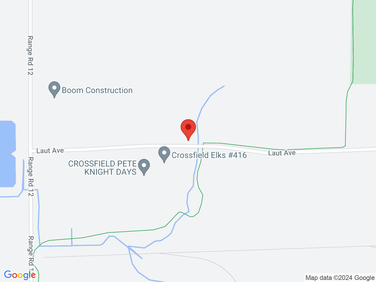 Street map for Dad Hash, 1321 Laut Ave, Crossfield AB