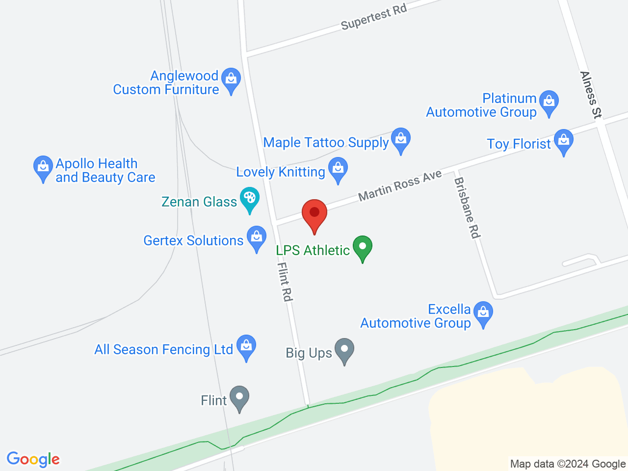 Street map for Impromptu, 155 Martin Ross Ave #4, North York ON