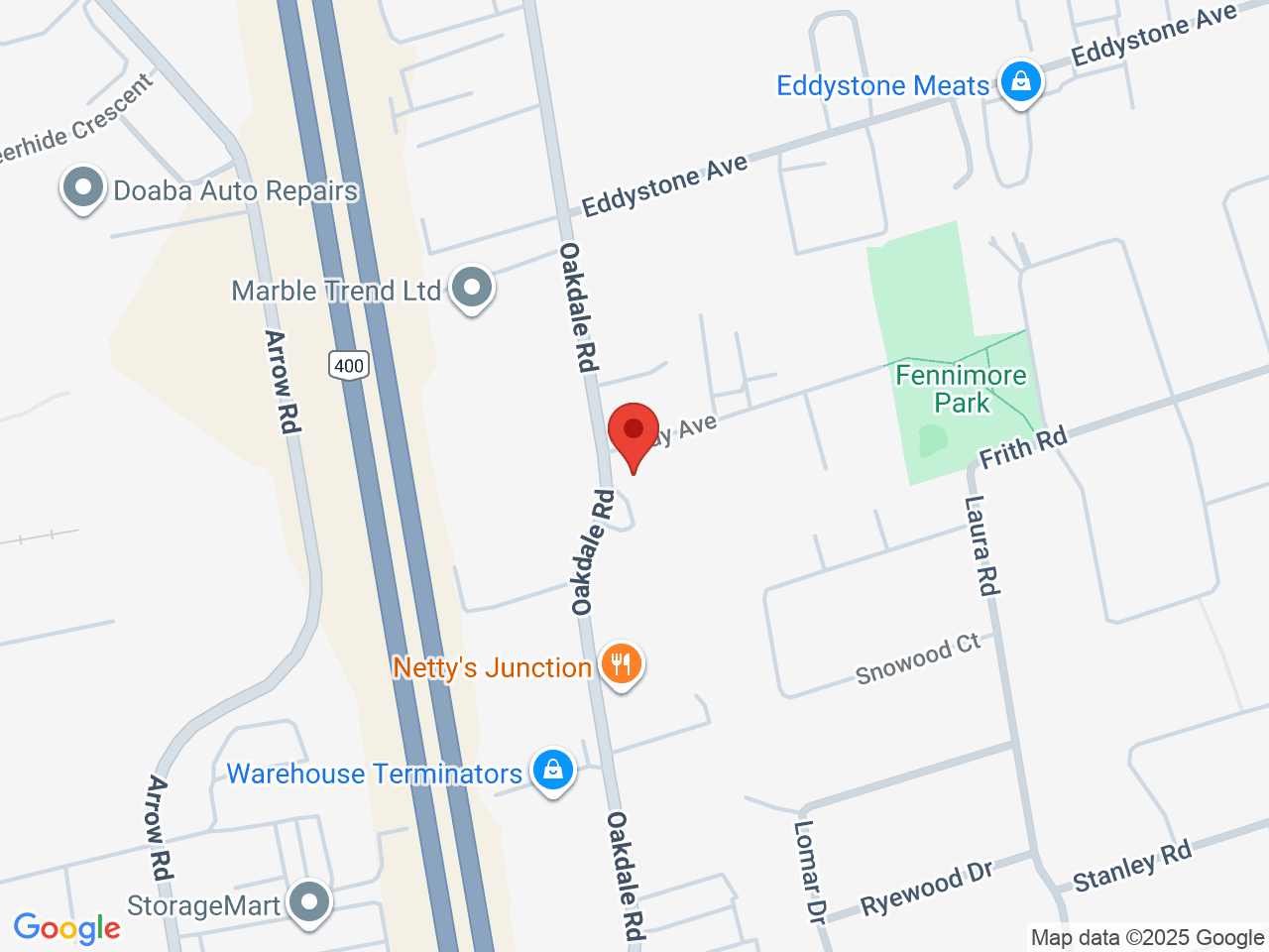 Street map for BIC, 155 Oakdale Rd, Toronto ON