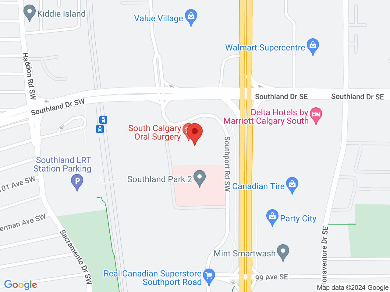 Street map for Joi Botanicals, 820, 10201 Southport Rd. SW, Calgary AB