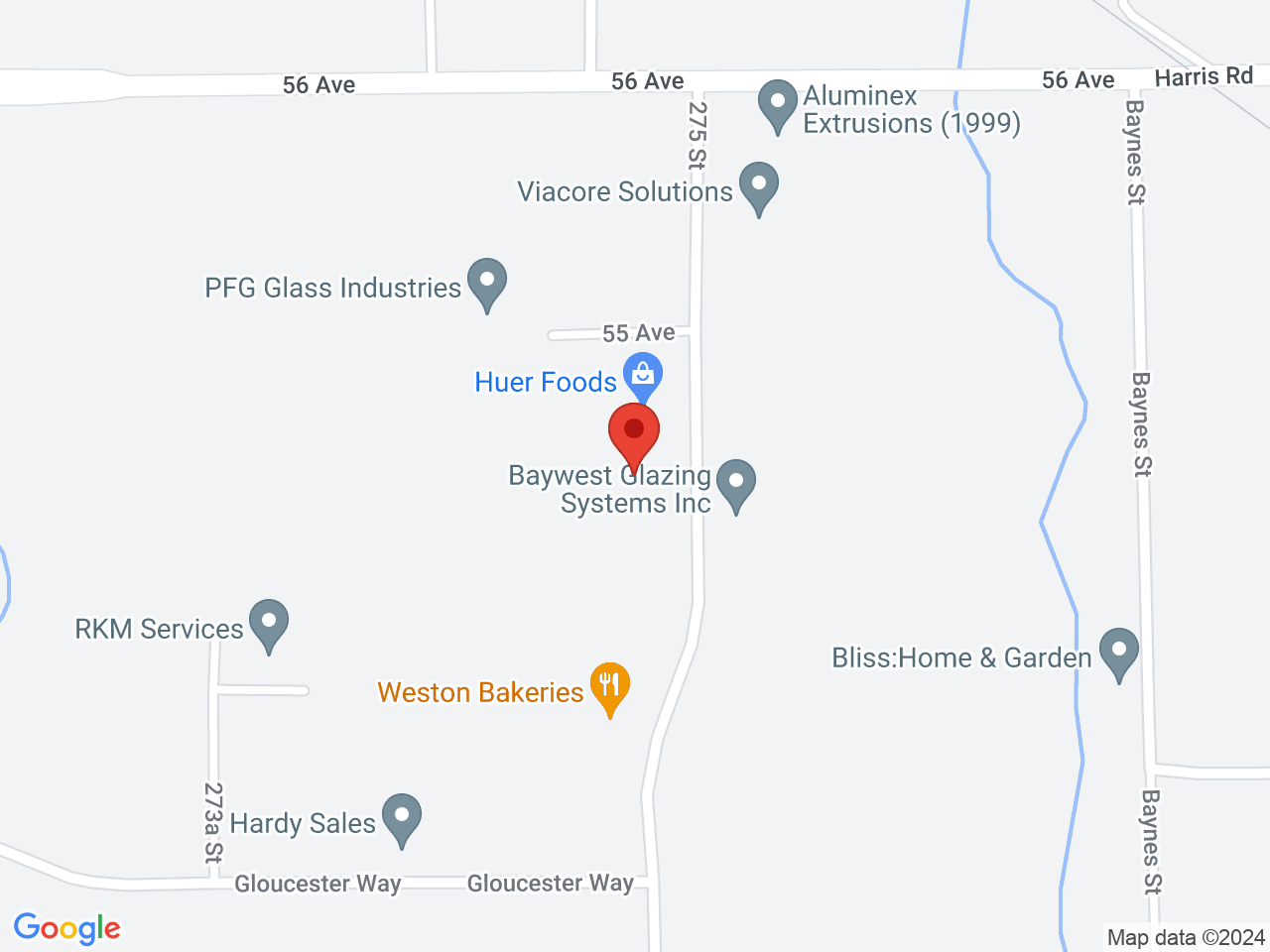 Street map for Endgame, 5451 - 275 St, Langley BC