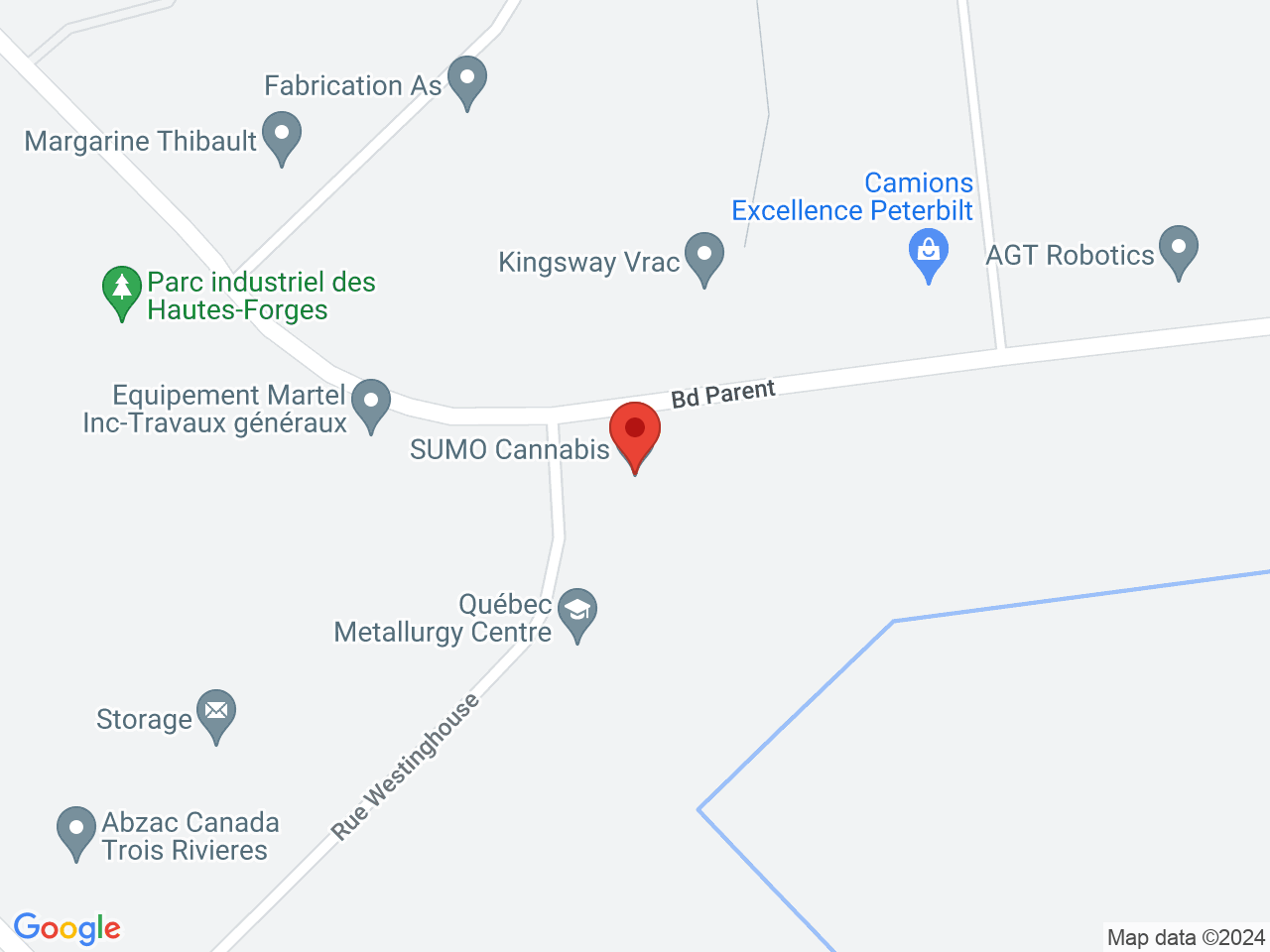 Street map for SUMO Cannabis, 8975 Bd Parent, Trois-Rivières QC