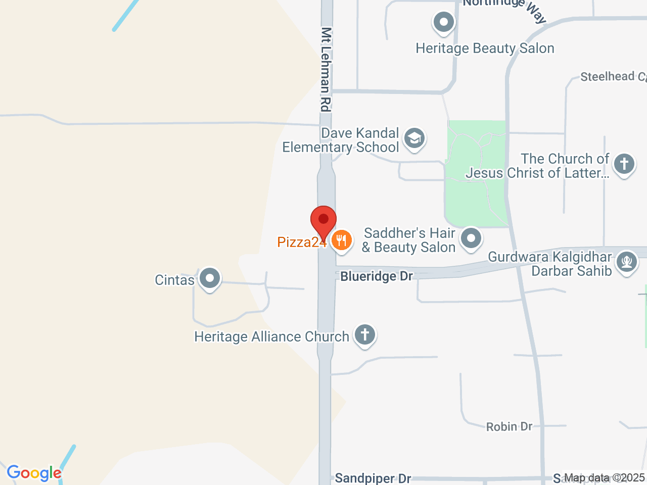Street map for Kinloch Wellness, Box 37 Stn. Mt. Lehman Rd, Abbotsford BC