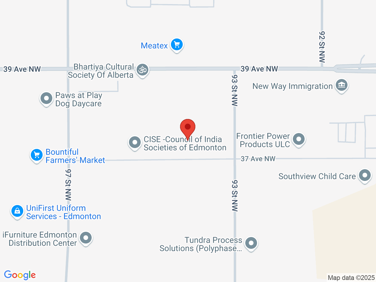 Street map for Partake, 9336 37 Ave NW, Edmonton AB
