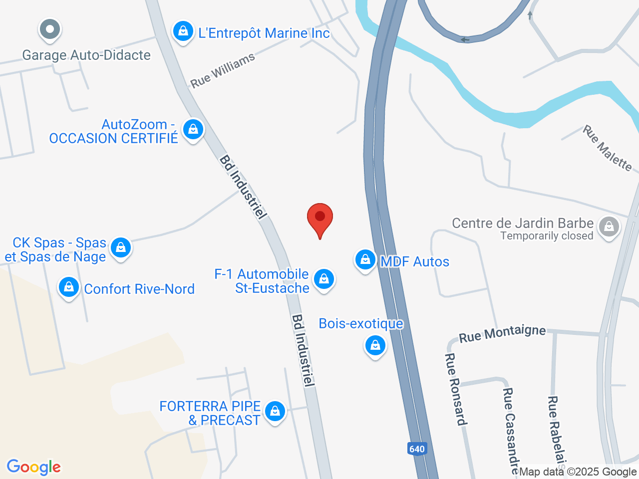 Street map for Vibe, 560 Bd Industriel, Saint-Eustache QC