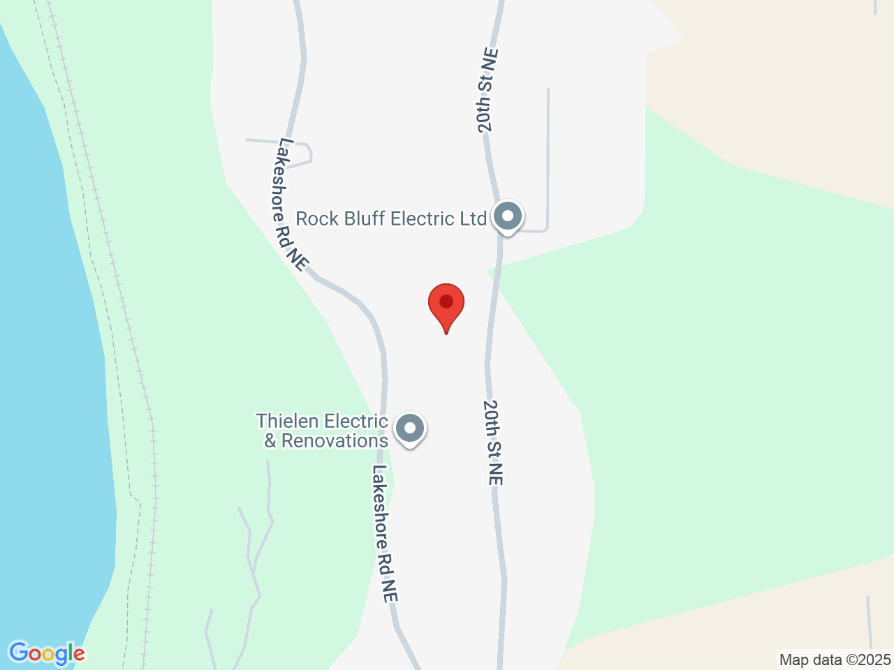 Street map for BC 1/4, 3571 20th ST NE, Salmon Arm BC