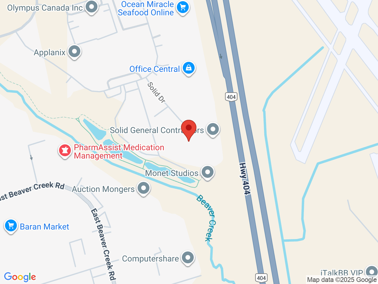 Street map for CannaPucks, 66 Leek Cres, Richmond Hill ON