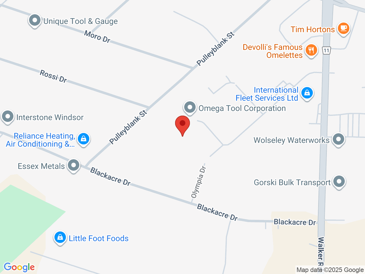 Street map for Cross Border Concentrates, 2065 Solar Cres., Tecumseh ON