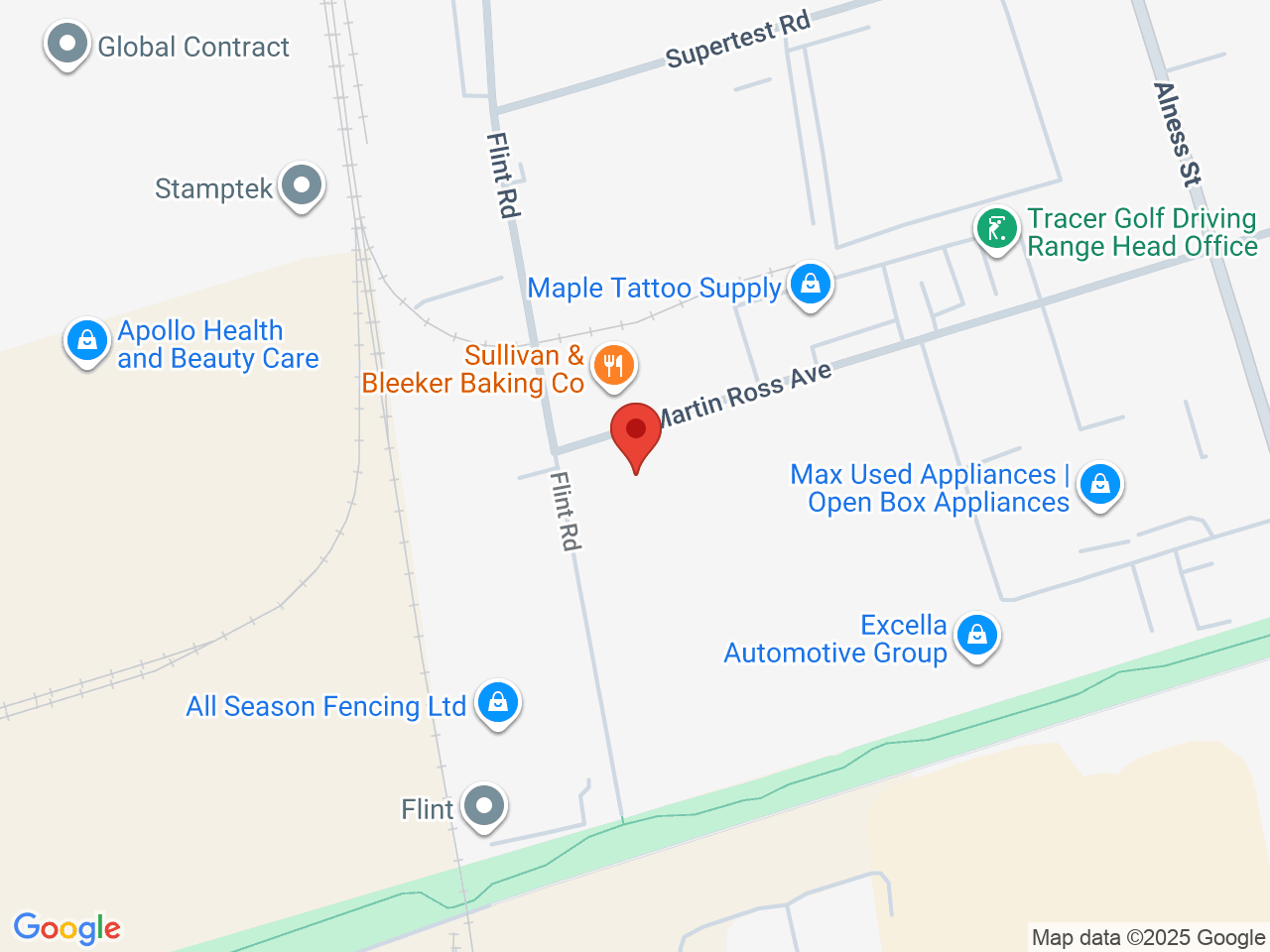 Street map for Level Up, 155 Martin Ross Ave, North York ON