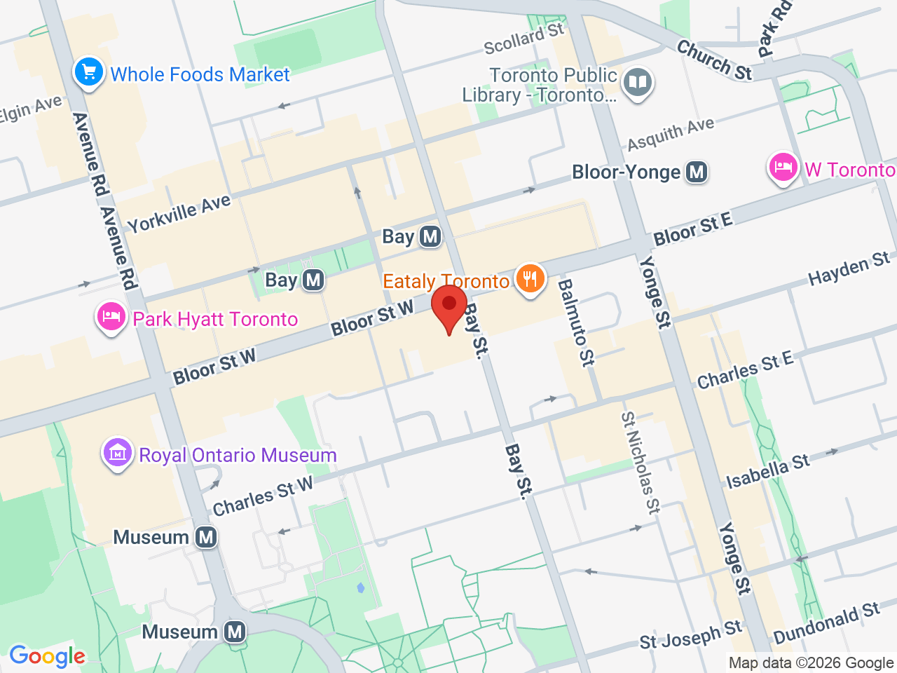 Street map for Big Steal, 77 Bloor St W, Toronto ON