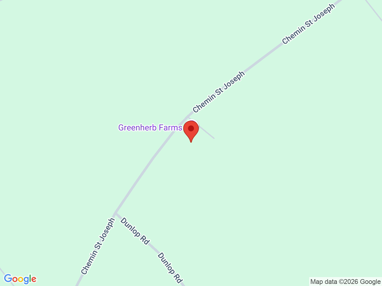 Street map for Eclectic Genetics, 1045 Chemin St Joseph, St Joseph-de-Kent NB