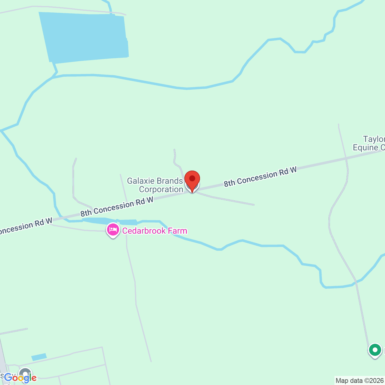 Street map for Overtime, 780 Concession 8 W, Puslinch ON