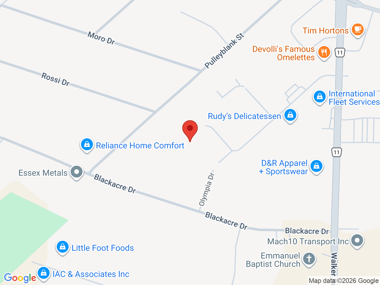 Street map for My CocoCanna, 2065 Solar Cres., Tecumseh ON