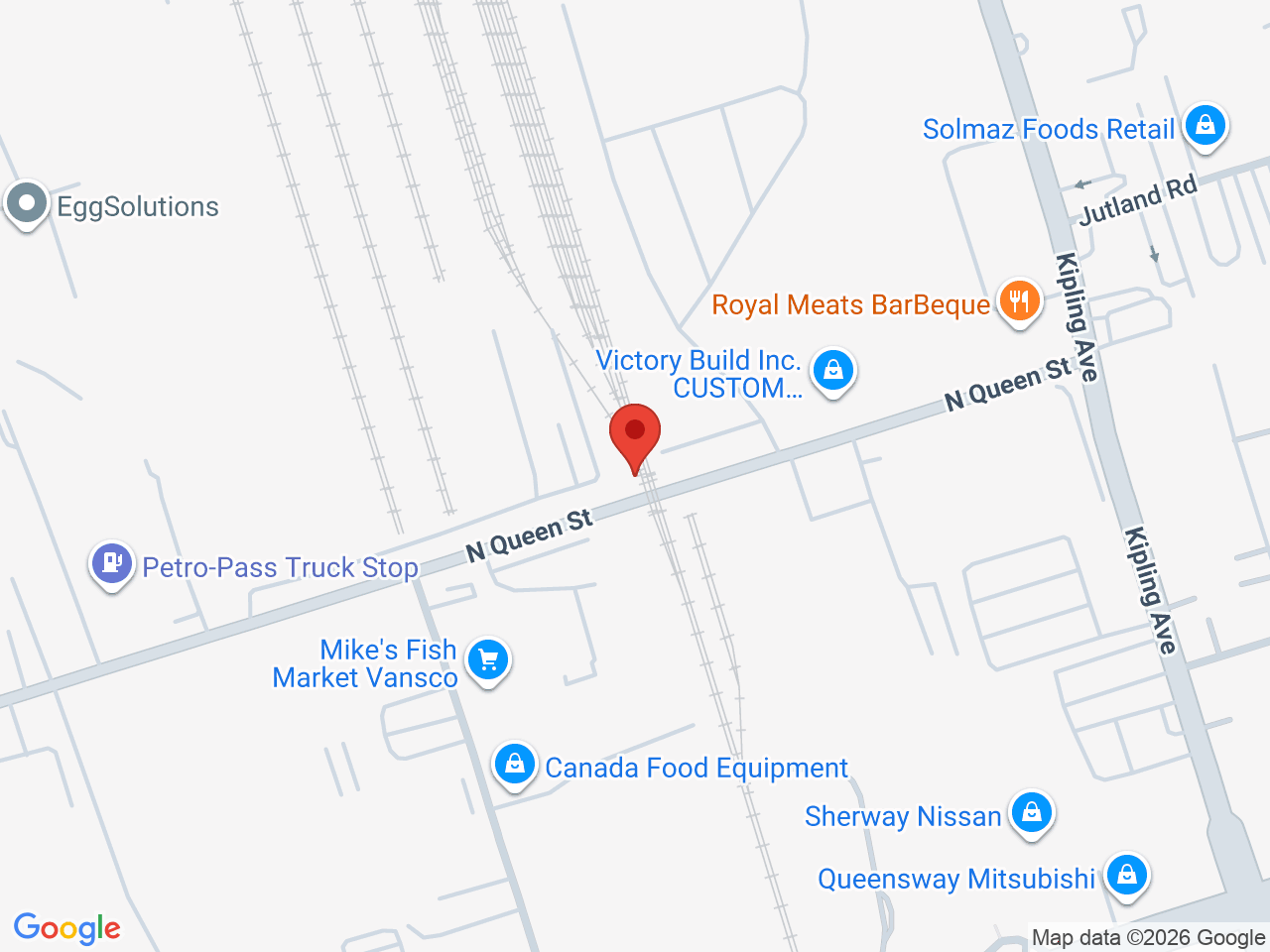 Street map for Original Dunkz, 30 North Queen Street Unit 5, Etobicoke ON