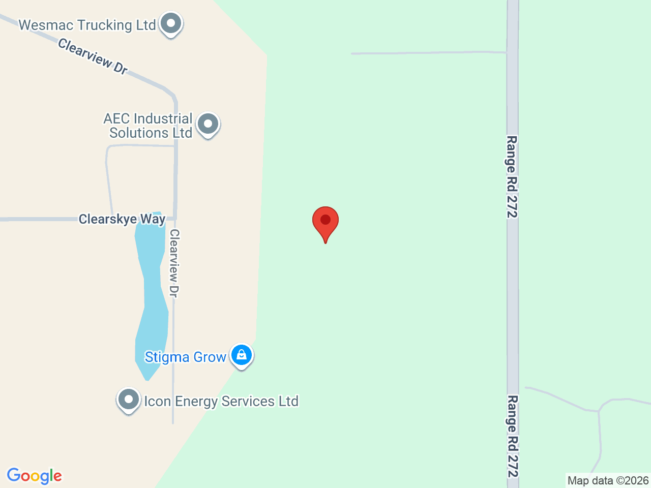 Street map for High Priestess, 255 Clearview Dr., Red Deer County AB