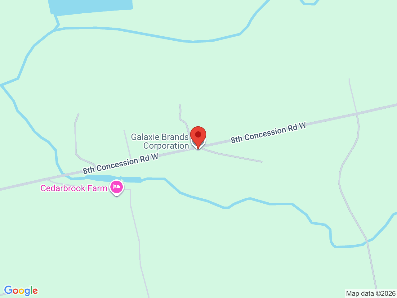 Street map for Featherweight, 780 Concession 8 W, Puslinch ON