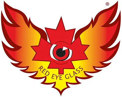 Brand Logo (alt) for Red Eye Glass, 538 East Kent Ave N, Vancouver BC