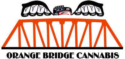 Logo image for Orange Bridge Cannabis, 7583 Pacific Rim Highway, Tseshaht First Nation BC
