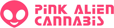 Pink Alien Cannabis Logo