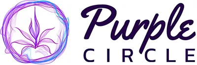Purple Circle Cannabis Logo
