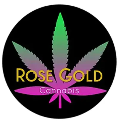 Rose Gold Cannabis Logo